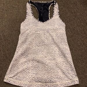 Lululemon Blush Tank with Dots